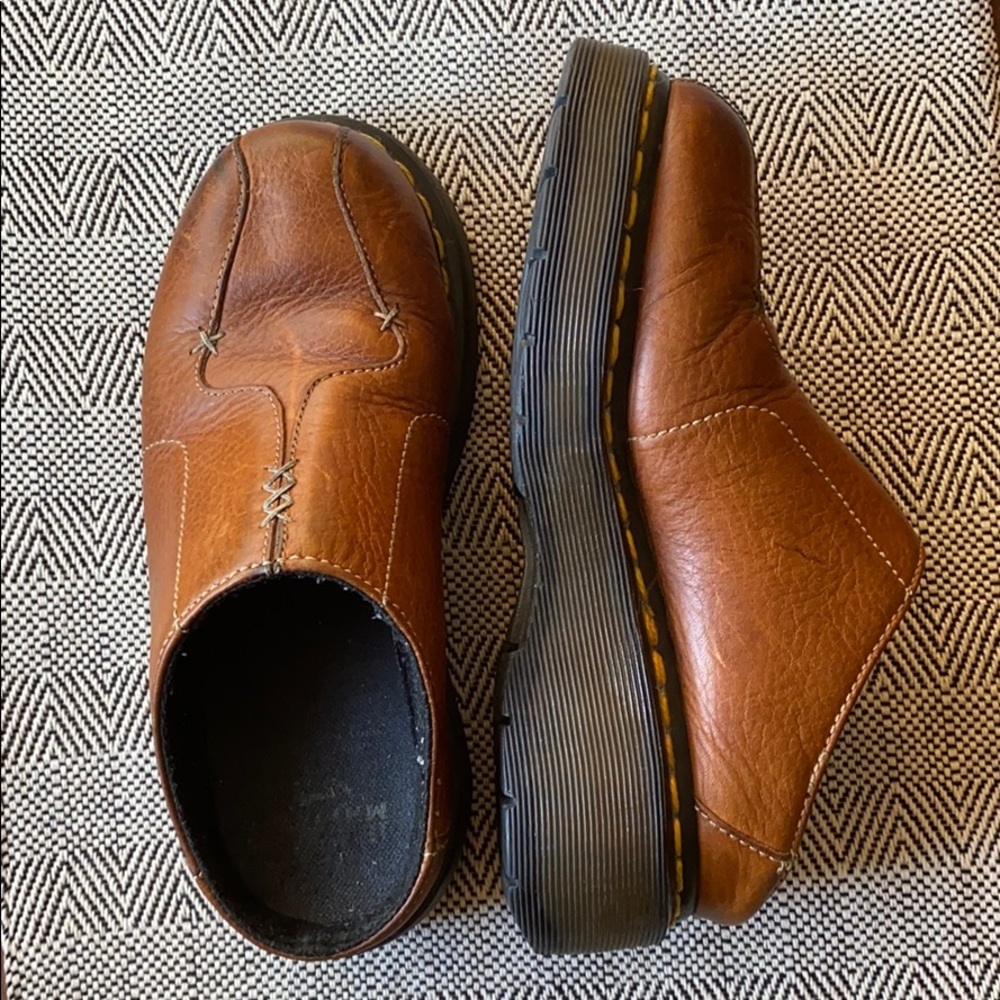 Dr Martens Slip On Mules Clogs Leather